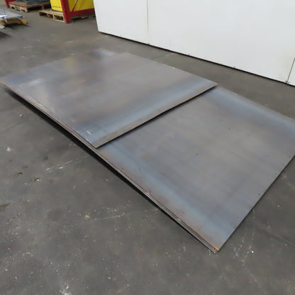 4' x 8' Thin 1/8" 11Ga Steel Plate Hot Rolled Lot Of 4 Plus 1/2 Sheet
