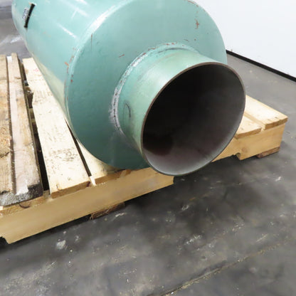 14" OD x 56" Vacuum Blower System Muffler Silencer 8" Ports