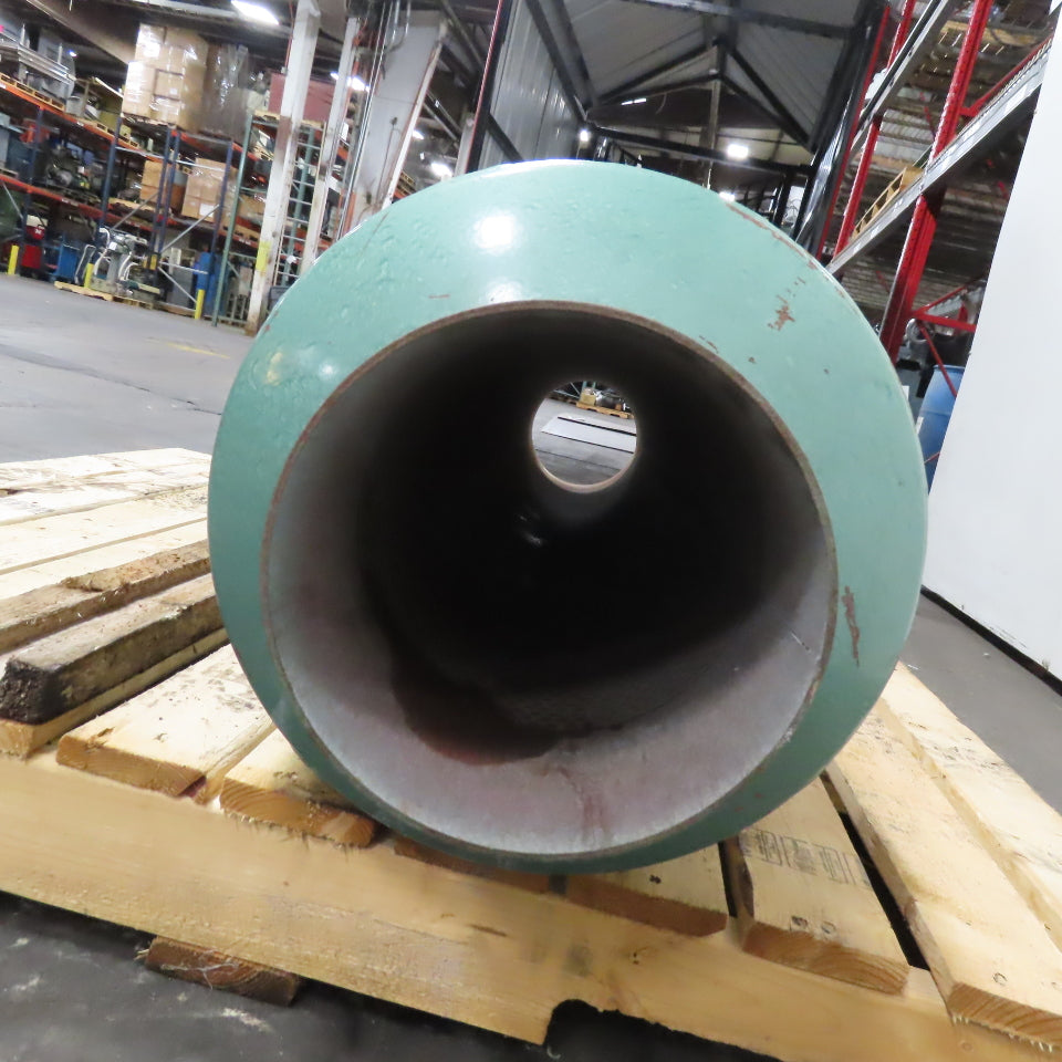 14" OD x 56" Vacuum Blower System Muffler Silencer 8" Ports