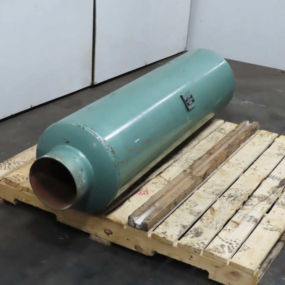 14" OD x 56" Vacuum Blower System Muffler Silencer 8" Ports