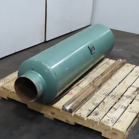 14" OD x 56" Vacuum Blower System Muffler Silencer 8" Ports