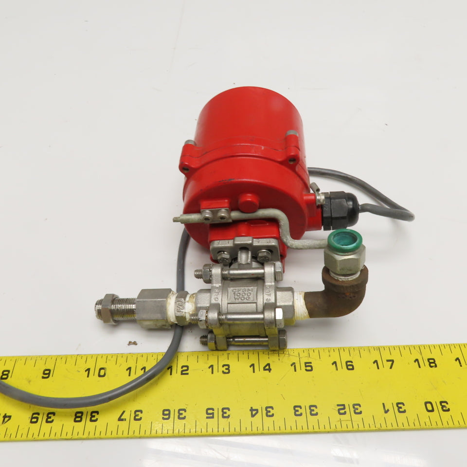 Jflow JFE-001-2V2-4-70 Explosion Isolation Actuated Ball Valve 1000 WOG CF8M