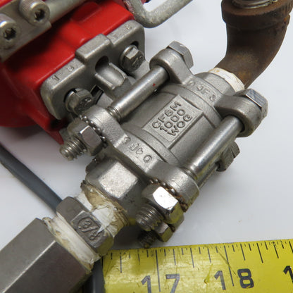 Jflow JFE-001-2V2-4-70 Explosion Isolation Actuated Ball Valve 1000 WOG CF8M