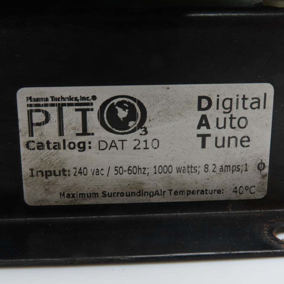 Plasma Technics DAT 210 Digital Auto Tune Ozone Generator Control 240VAC 1000W