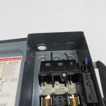Square D D222N 60A 2-Pole Fusible Safety Disconnect Switch 240V