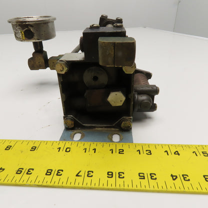 Haskel MAA-2.5 Air Driven Miniature Liquid Pump with Pressure Gauge