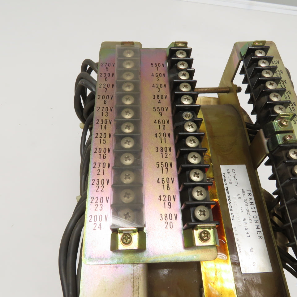 Fanuc A80L-0001-0421-01 6.5 KVA 3-Phase Industrial Control Transformer