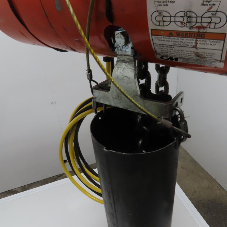 CM Model L Loadstar 1 Ton 2000Lbs Electric Chain Hoist 208-480V 20' Lift