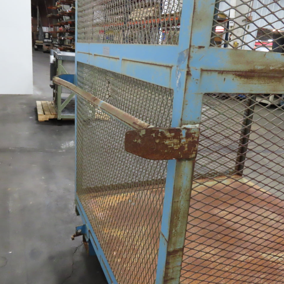 Wilbanks 3200Lbs. Cap 54" x 44" x 62" Order Picker Platform Cart W/ Fork Pockets