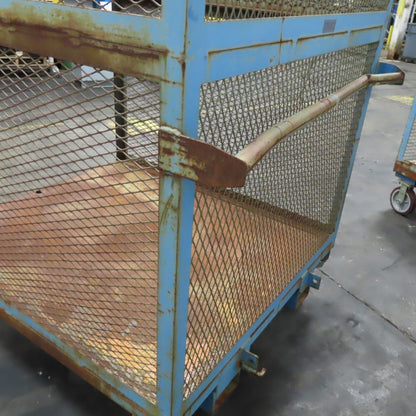 Wilbanks 3200Lbs. Cap 54" x 44" x 62" Order Picker Platform Cart W/ Fork Pockets