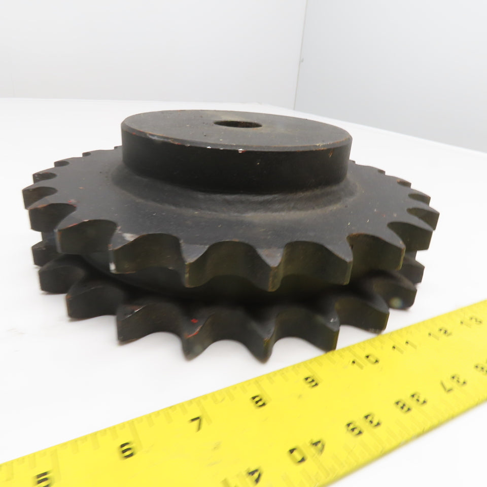 Martin D100B24 No. 100 Double Strand Roller Chain Sprocket Stock Bore