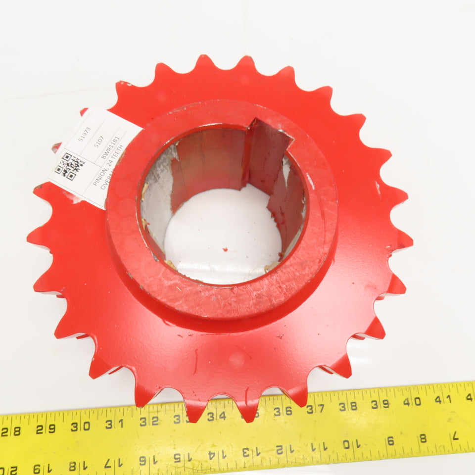 No. 100 Double Strand Roller Chain Sprocket Overmeccanica Pinion 24T 100mm Bore