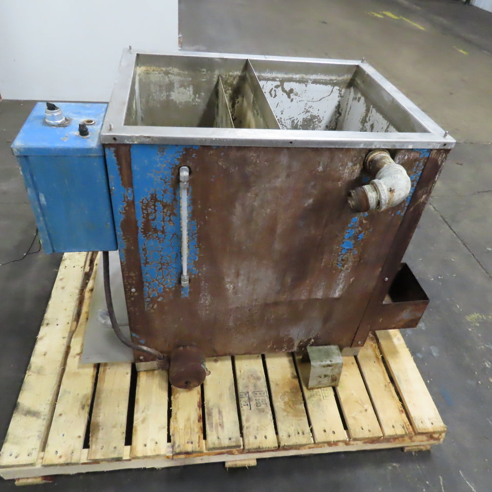 60 Gallon Double Sided Heated Insulated Dip Soak Cleaning Tank 220V 3Ph