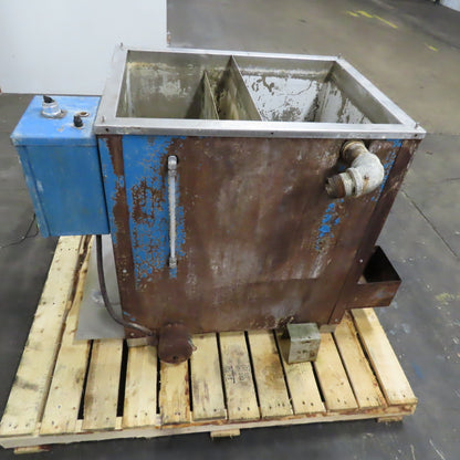 60 Gallon Double Sided Heated Insulated Dip Soak Cleaning Tank 220V 3Ph