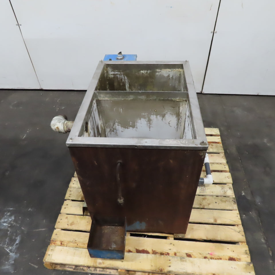 60 Gallon Double Sided Heated Insulated Dip Soak Cleaning Tank 220V 3Ph