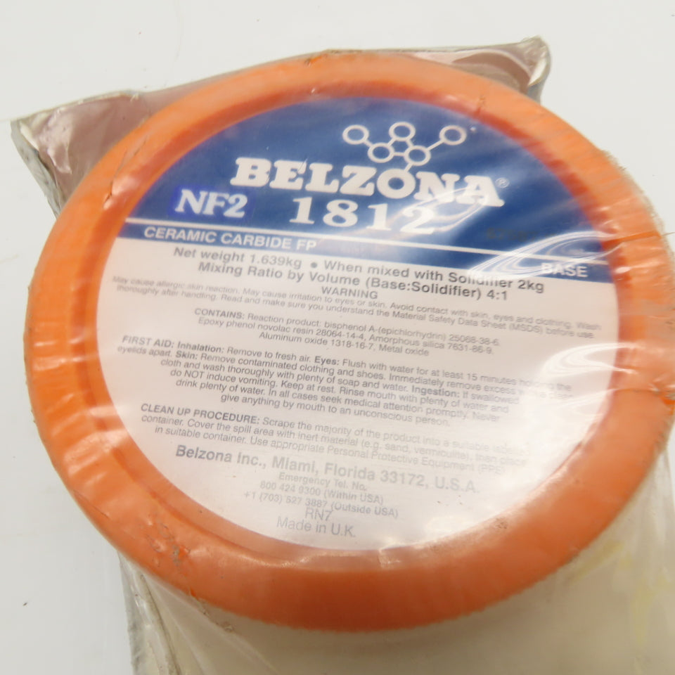 Belzona 1812 Ceramic Carbide FP Abrasion Resistant Composite 2kg Kit Out Dated