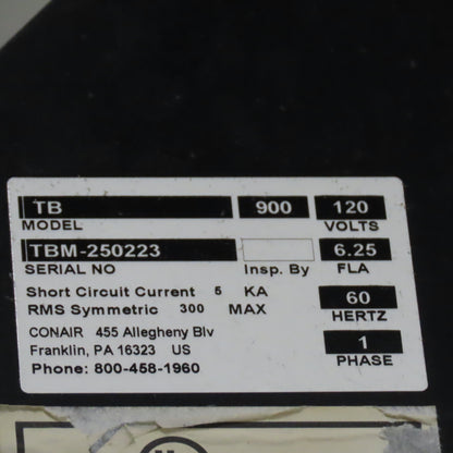 Conair Model TB900 TrueBlend Single Compartment Gravimetric Batch Blending Pkg.