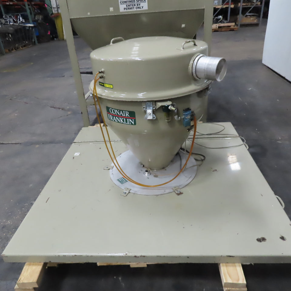 Conair CRJHA2SCF0100 190 Cubic Feet Bulk Material Storage Feed Hopper Loader 24V