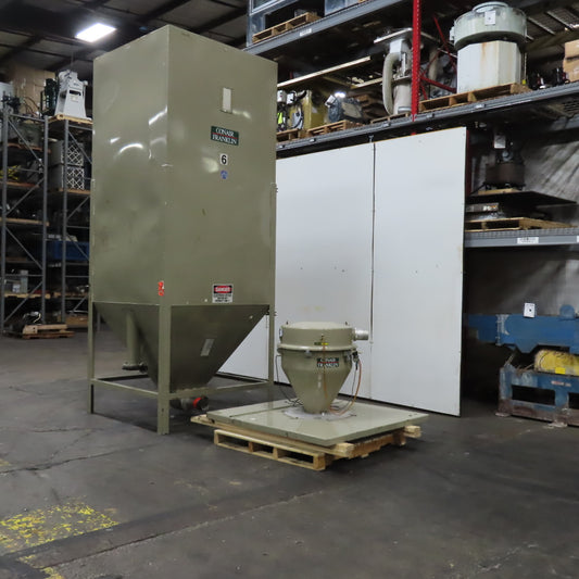 Conair CRJHA2SCF0100 190 Cubic Feet Bulk Material Storage Feed Hopper Loader 24V