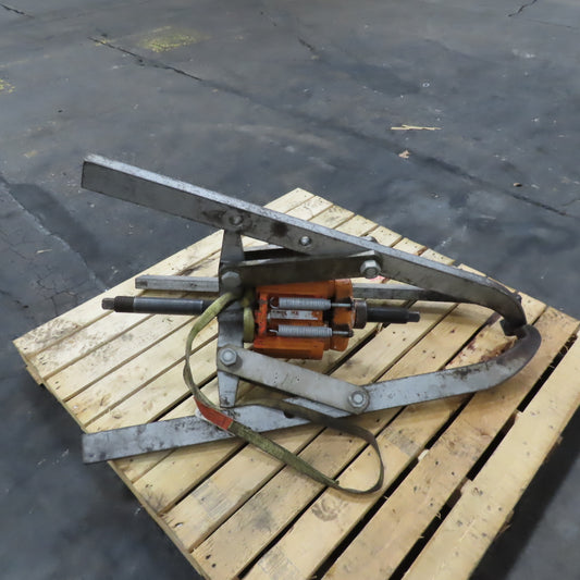 Power Team 50 Ton Twin Cylinder Hydraulic 3 Jaw Gear Puller 30" Reach 30" Screw