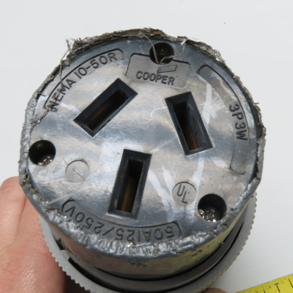 Cooper 10-50R 50A 125/250V 3-Pole 3-Wire Receptacle