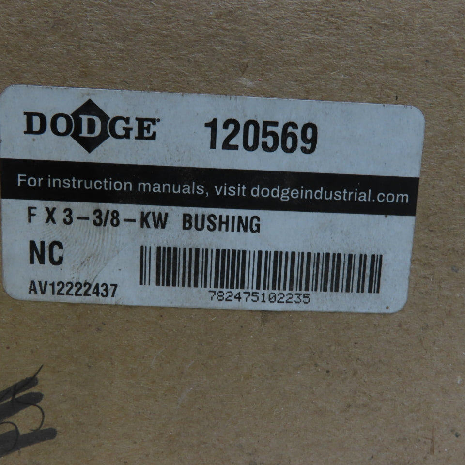 Dodge 120569 F X 3-3/8-KW Bushing with Key