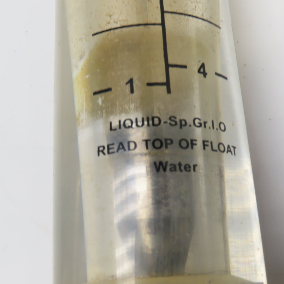 Z-4003 Liquid Flow Meter 1-10GPM 4-36LPM 6Bar Max 3/4" NPT