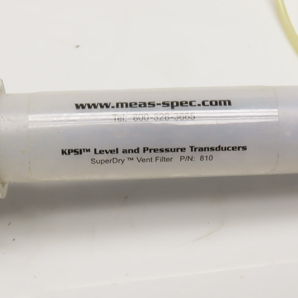 Meas-Specs 810 KPSI SuperDry Vent Filter for Level and Pressure Transducers