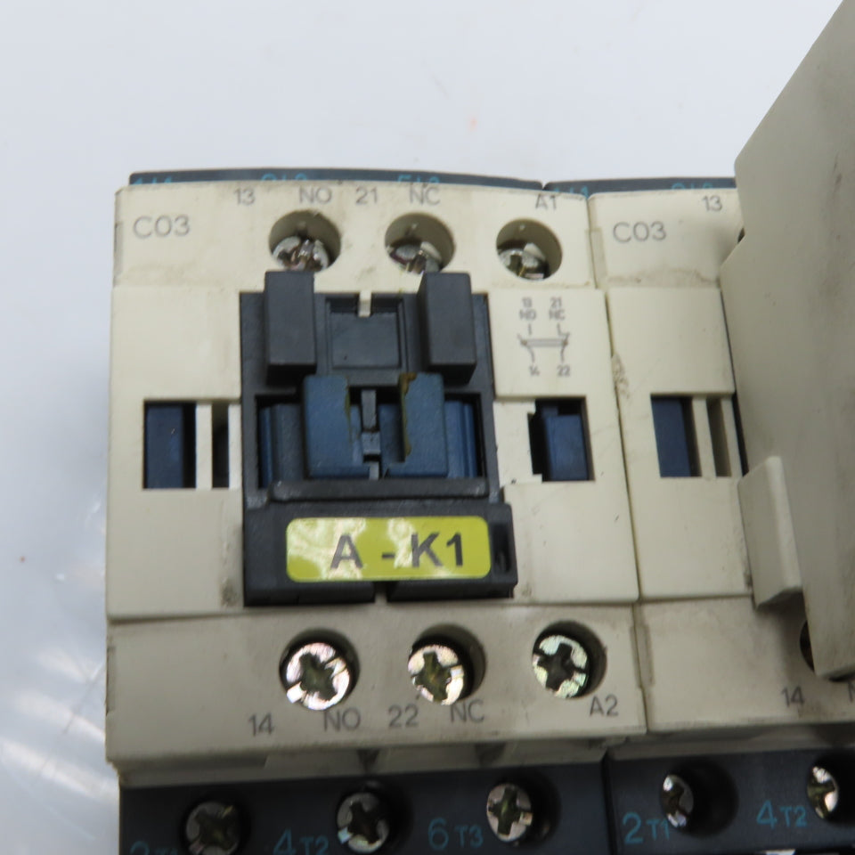 Schneider Electric LC1D09 25A Reversing Contactor Assembly 24VDC Coil