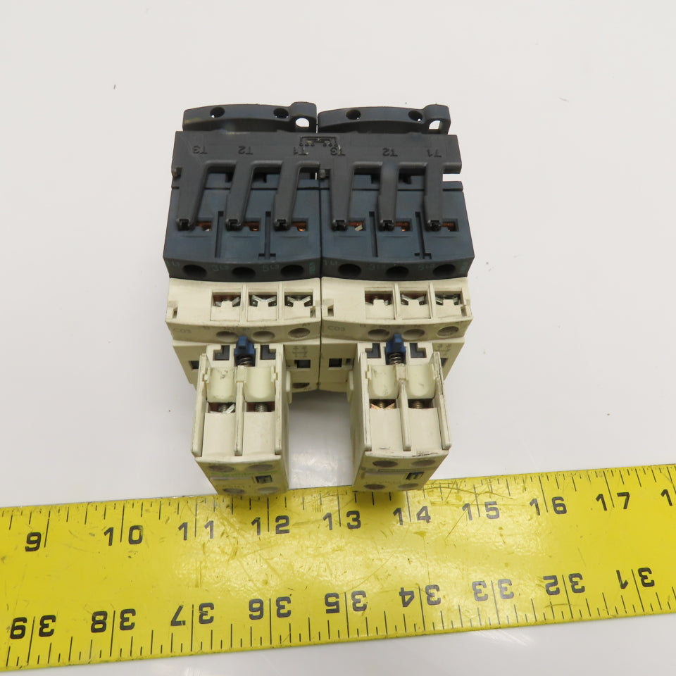 Schneider Electric LC1D09 25A Reversing Contactor Assembly 24VDC Coil