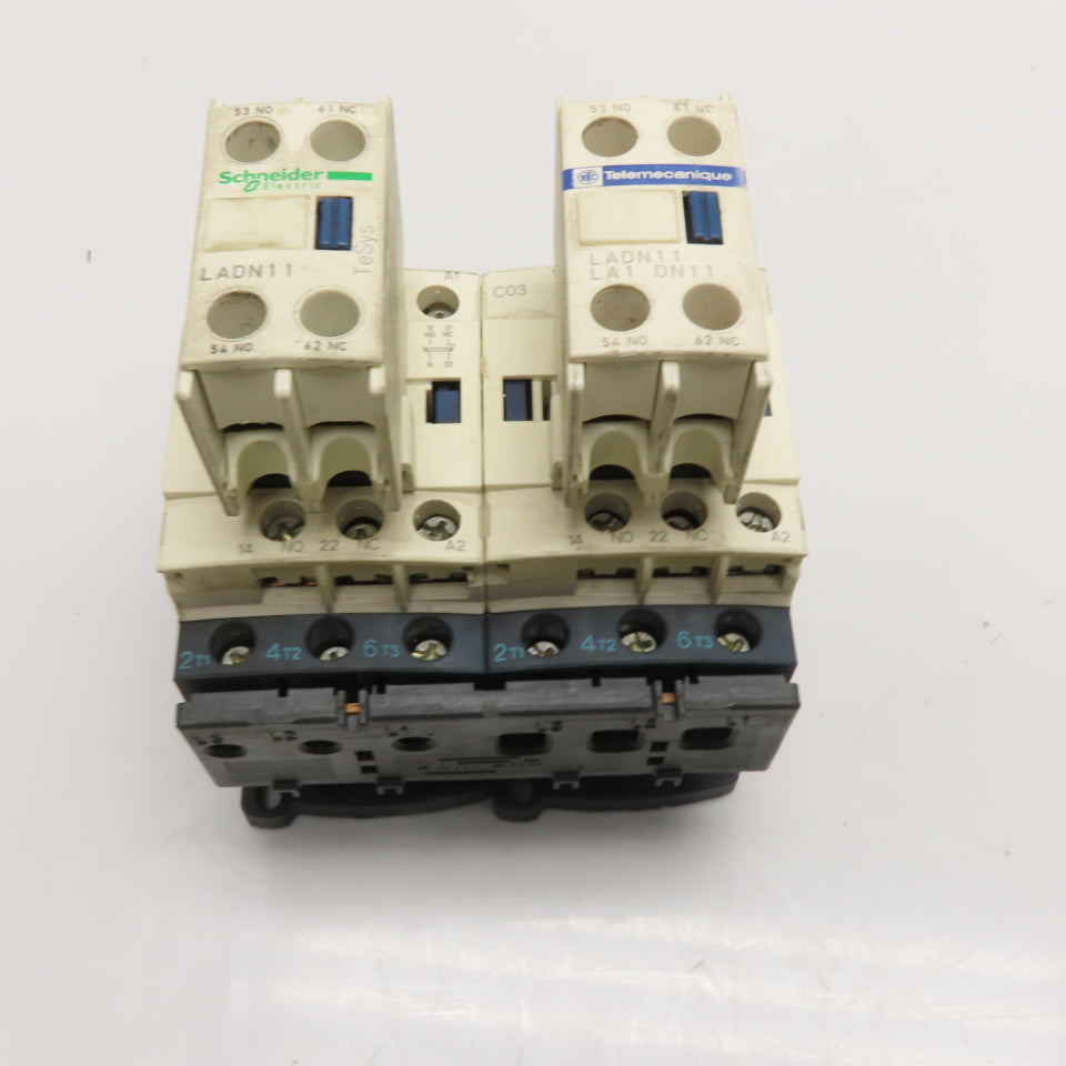 Schneider Electric LC1D09 25A Reversing Contactor Assembly 24VDC Coil