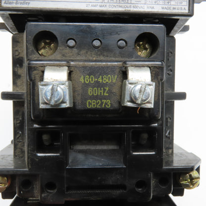 Allen-Bradley 509-BOD NEMA Size 1 Magnetic Motor Starter 3Ph 480V Coil