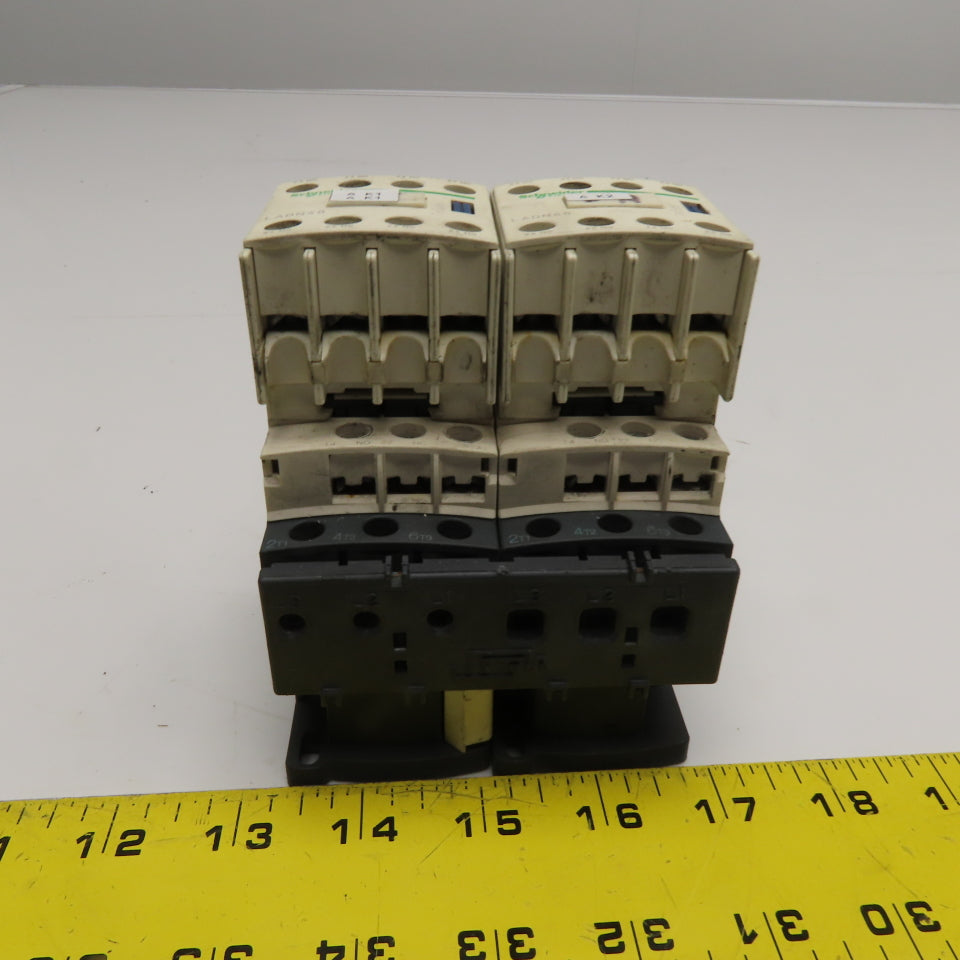 Schneider Electric LC2D12G7 25A Reversing Contactor Assembly 120VAC Coil