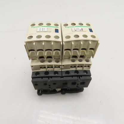 Schneider Electric LC2D12G7 25A Reversing Contactor Assembly 120VAC Coil