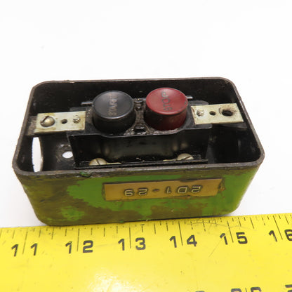 Cutler-Hammer 10250H Vintage Art Deco Start Stop Pushbutton Controls 600V