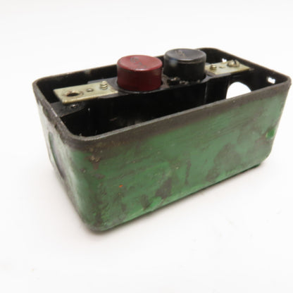 Cutler-Hammer 10250H Vintage Art Deco Start Stop Pushbutton Controls 600V