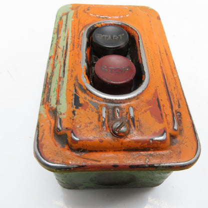 Cutler-Hammer 10250H Vintage Art Deco Start Stop Pushbutton Controls 600V