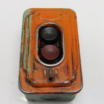 Cutler-Hammer 10250H Vintage Art Deco Start Stop Pushbutton Controls 600V