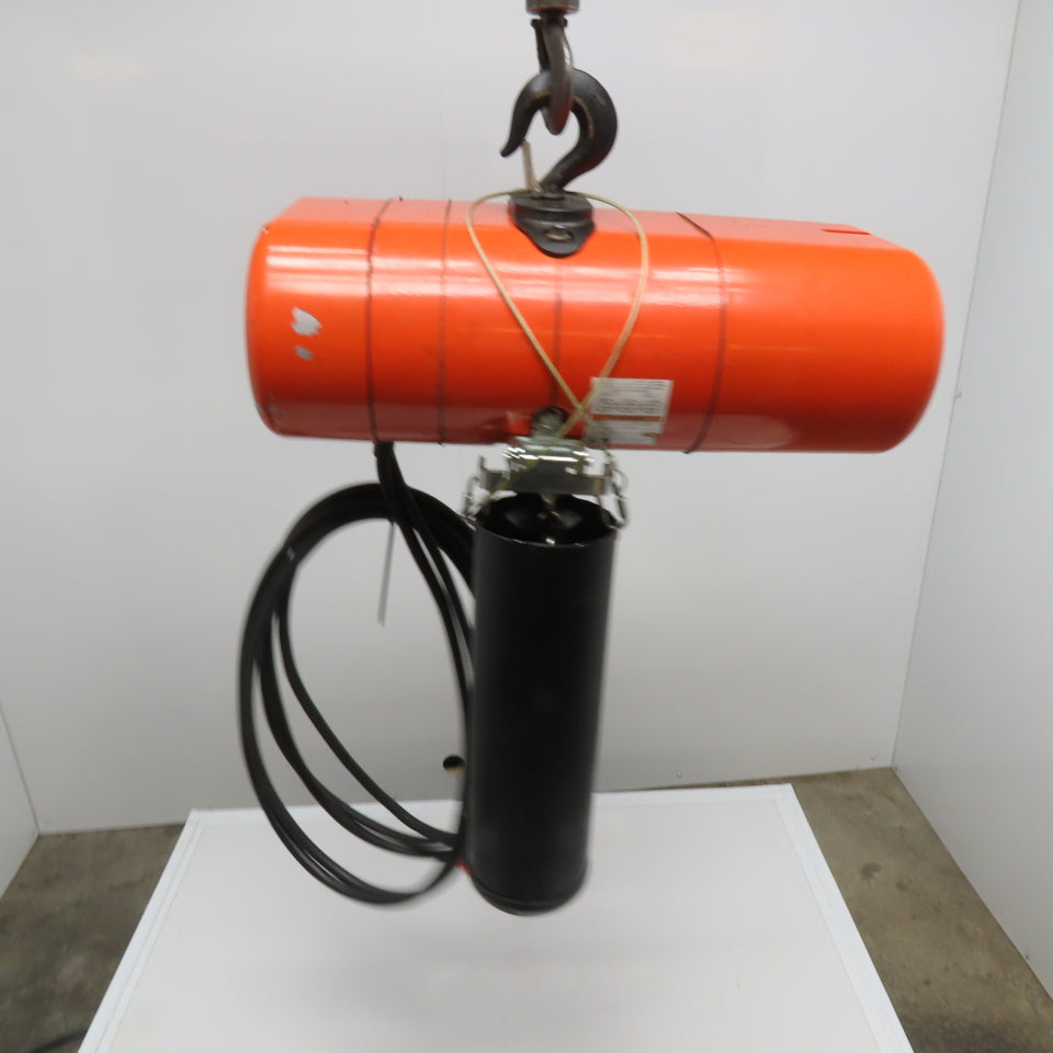CM Model L Loadstar 1 Ton Electric Chain Hoist 20' Lift 16FPM 208-480V 3Ph