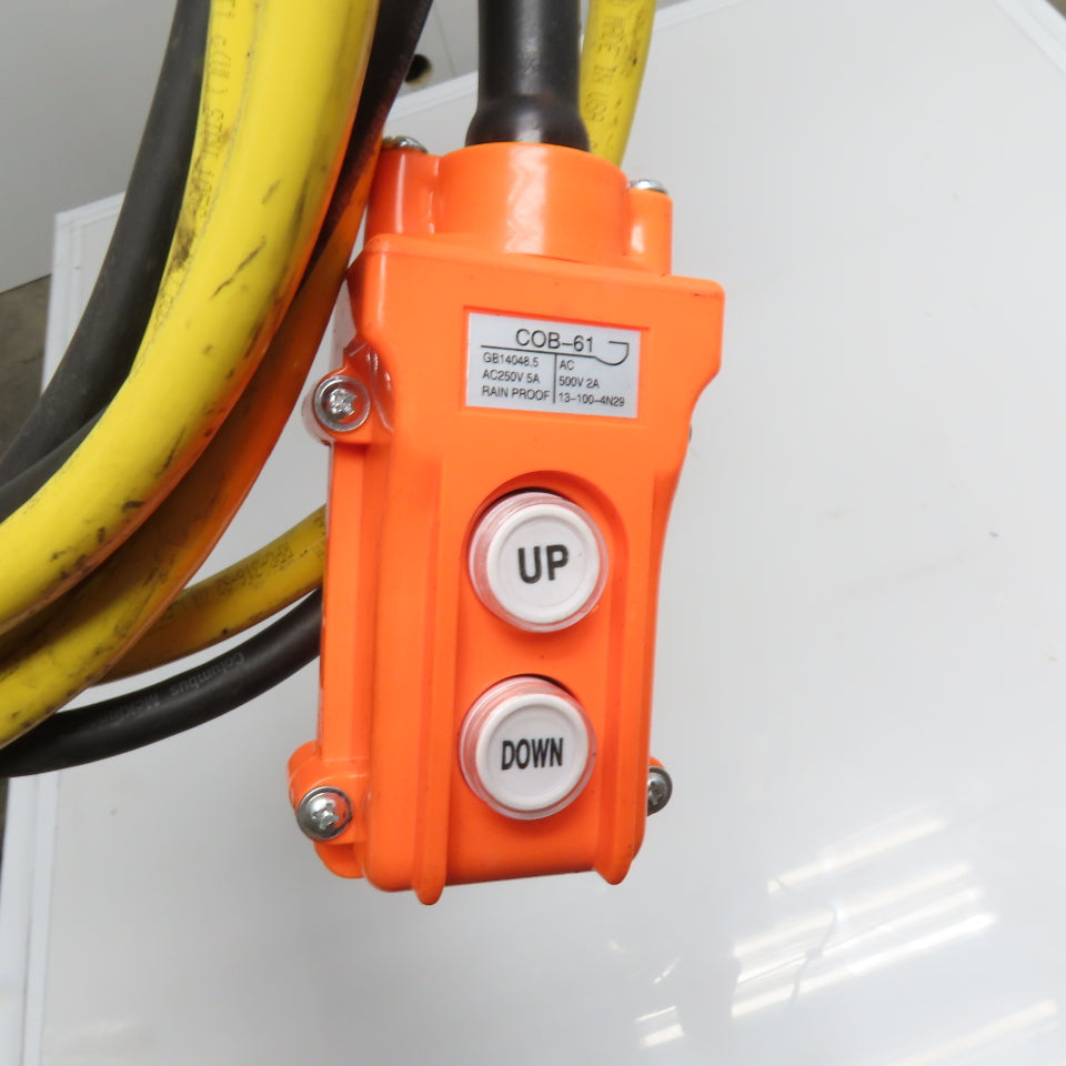 CM Model L Loadstar 1 Ton Electric Chain Hoist 20' Lift 16FPM 208-480V 3Ph