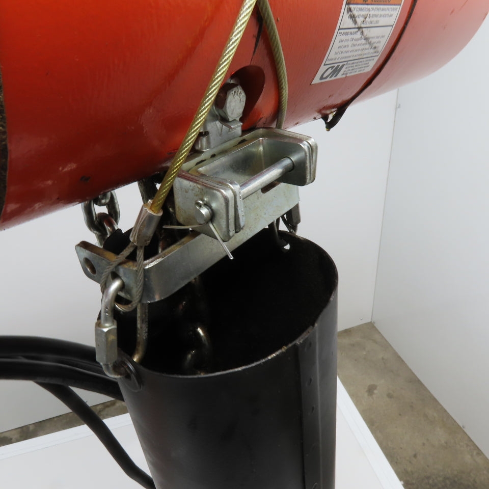 CM Model L Loadstar 1 Ton Electric Chain Hoist 20' Lift 16FPM 208-480V 3Ph