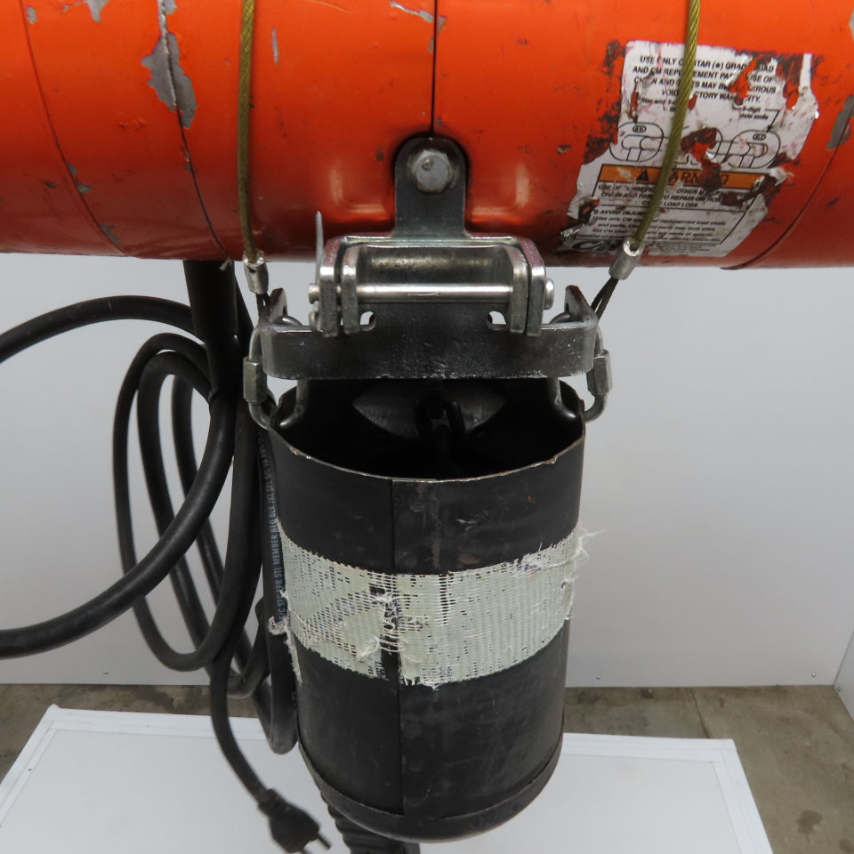 CM WF Valustar 1/2 Ton Electric Chain Hoist 10' Lift 16FPM 115V 1Ph