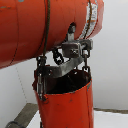 CM WF Valustar 1/2 Ton Electric Chain Hoist 10' Lift 16FPM 115V 1Ph