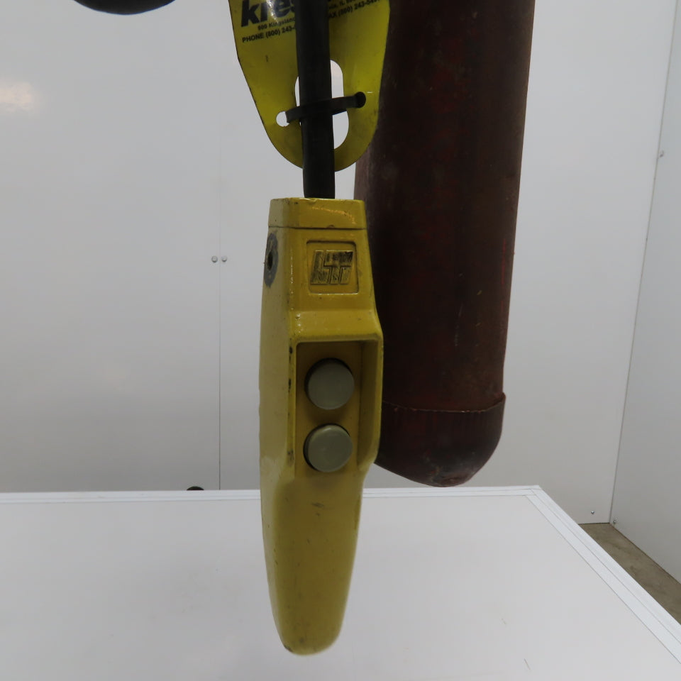 Dayton 3YB72H 1/4 Ton Electric Chain Hoist 10' Lift 16FPM 115/220V 1Ph
