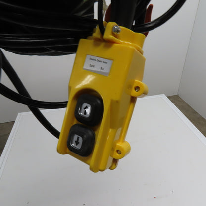 HHXG 1 Ton Electric Chain Hoist 18' Lift 15FPM 230V 1Ph New