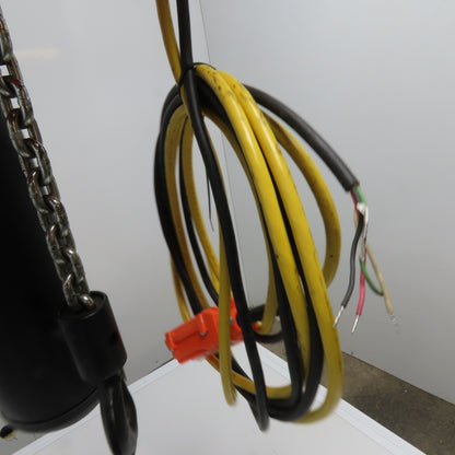 CM 1 Ton Electric Chain Hoist 20' Lift 16FPM 208-480V 3Ph