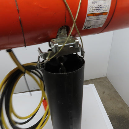 CM 1 Ton Electric Chain Hoist 20' Lift 16FPM 208-480V 3Ph