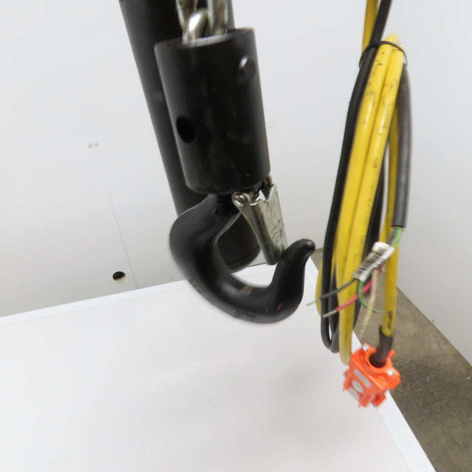 CM 1 Ton Electric Chain Hoist 20' Lift 16FPM 208-480V 3Ph