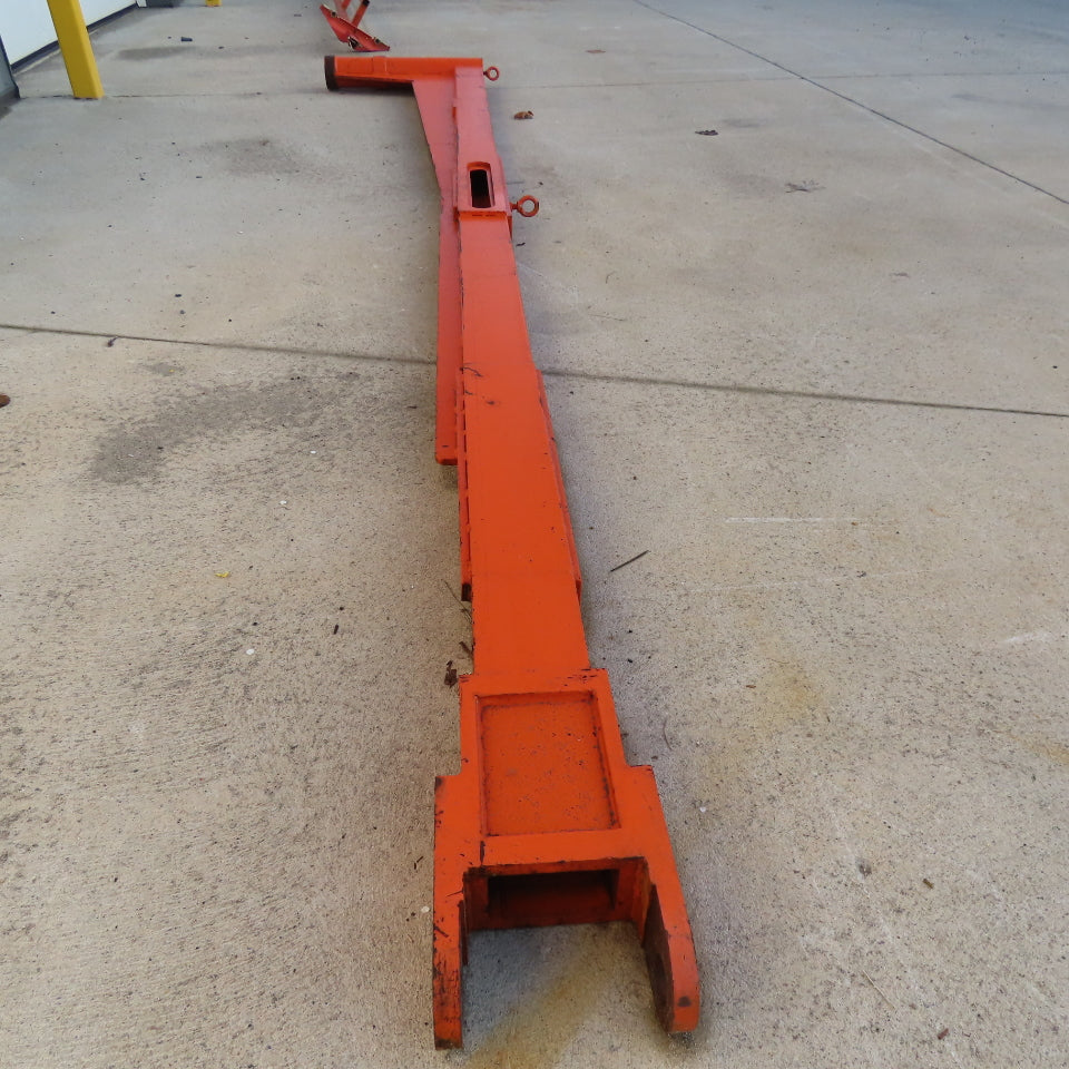 Floor Column Mount Articulating Jib Crane Arm 14' Swing