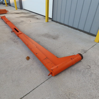 Floor Column Mount Articulating Jib Crane Arm 14' Swing
